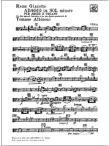 Adagio in sol minore - Matériel - Albinoni Tomaso / Giazotto Remo